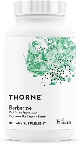 Thorne Berberine Dual Action Formula supplement bottle — NSF Certified for Sport