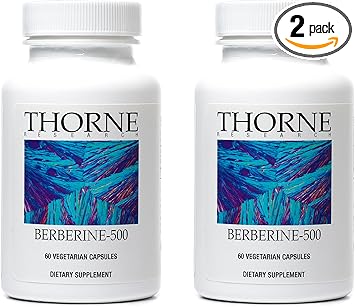 Thorne Berberine-500 supplement bottle