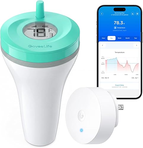 GoveeLife Bluetooth thermometer for cold plunge temperature monitoring