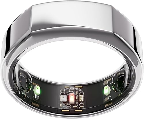 Oura Ring Gen3 Heritage Silver smart ring