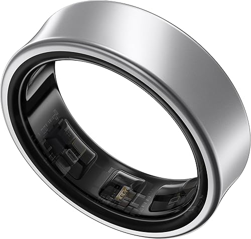 Samsung Galaxy Ring smart ring in titanium silver